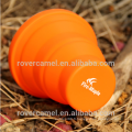 FMP-319 200 ml Camping voyage Portable pliante silicium Mug Orange Portable tasse de l’eau
